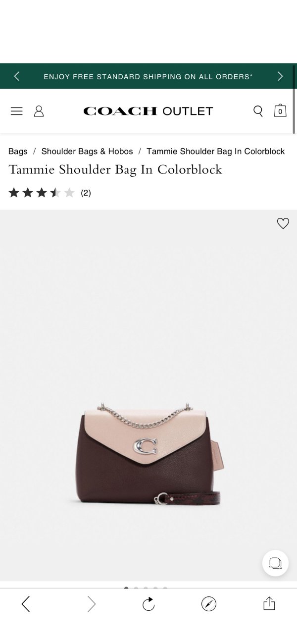 COACH® Outlet | Tammie Shoulder Bag In Colorblock