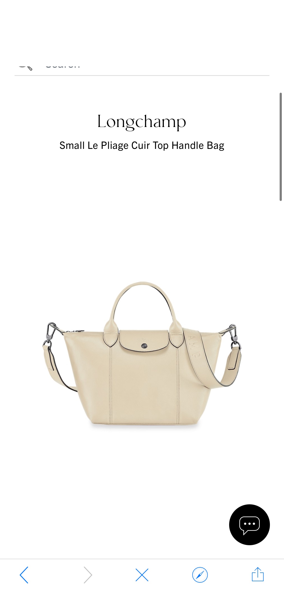 高圆圆小羊皮Shop Longchamp Small Le Pliage Cuir Top Handle Bag | Saks Fifth Avenue