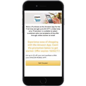 减5刀 第一次用Amazon App 购物