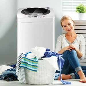 Costway Portable 7.7 lbs Automatic Laundry Washing Machine