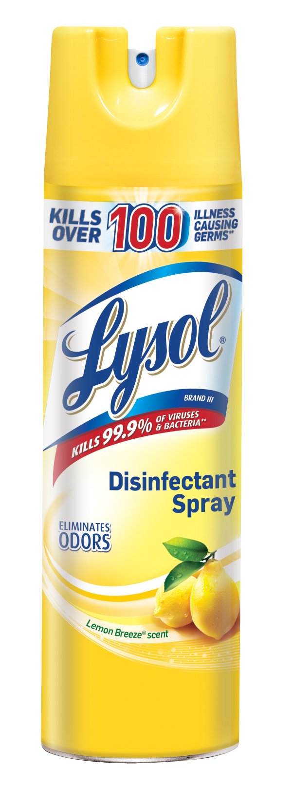 Disinfectant Spray, Lemon Breeze, 19oz