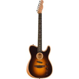 Fender Acoustasonic Player Telecaster Acoustic Electric Guitar, Shadow Burst
