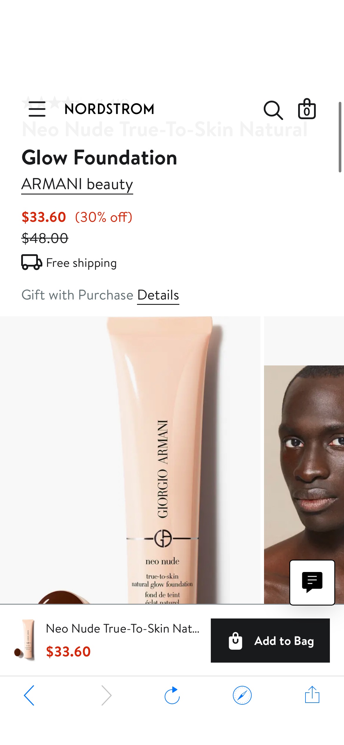 ARMANI beauty Neo Nude True-To-Skin Natural Glow Foundation | Nordstrom