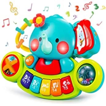 HOLA 婴幼儿大象音乐钢琴玩具，适合6个月+宝宝