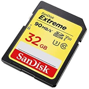 SanDisk Extreme SDHC UHS-I SD 卡, 32GB