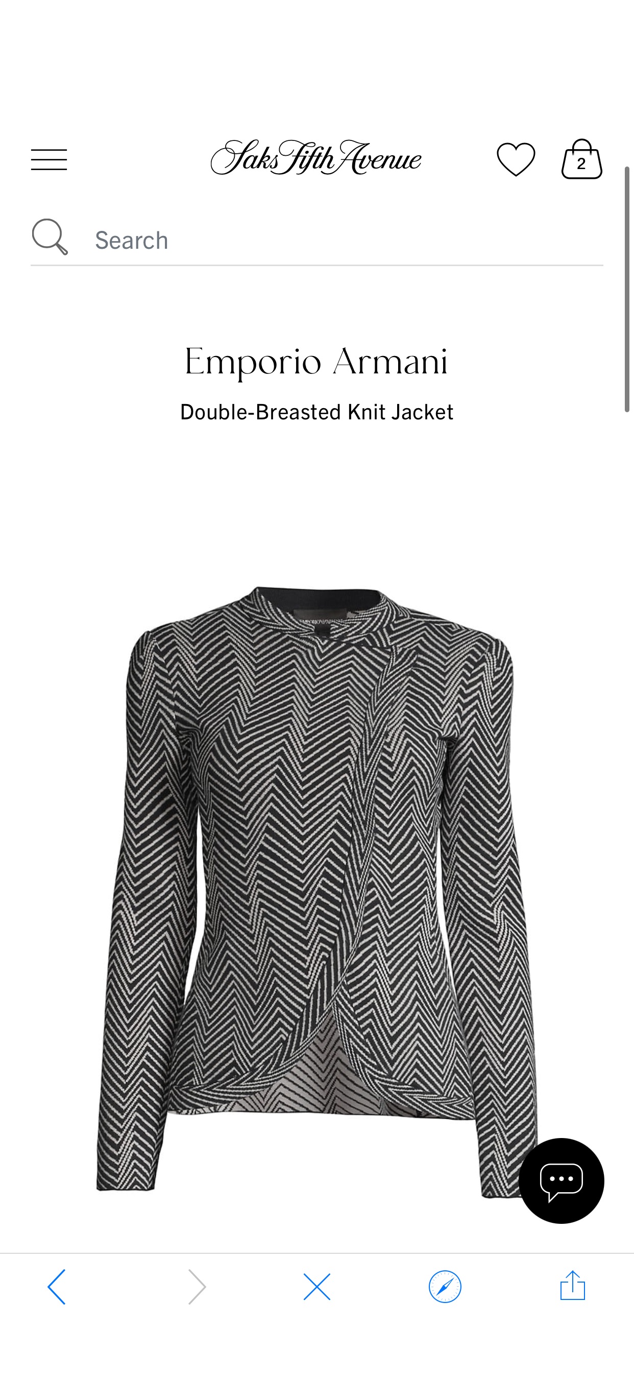 Shop Emporio Armani Double-Breasted Knit Jacket | Saks Fifth Avenue
上衣