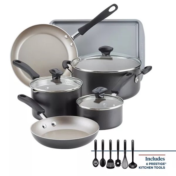 Farberware® Cookstart 15-pc. DiamondMax Nonstick Cookware Set
