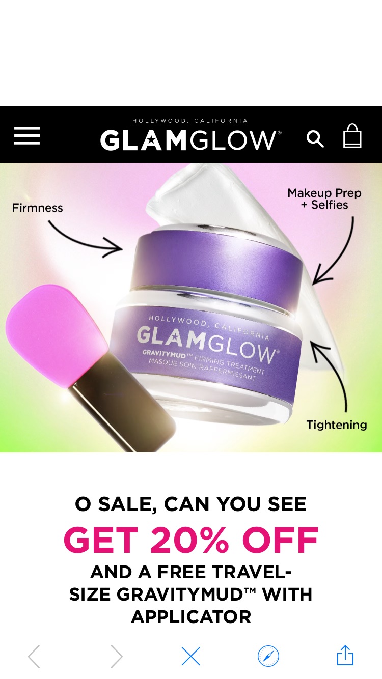 20% off everything + 满$75送旅行装
