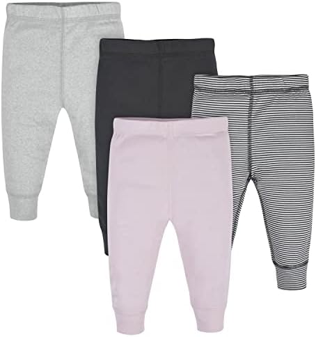 Amazon.com: Gerber Baby Girls Multi-Pack Active Pants Set, Pink Stripe, 24 Months: Clothing, Shoes &amp; Jewelry