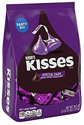 好时 KISSES 黑巧克力 36.5 Ounce