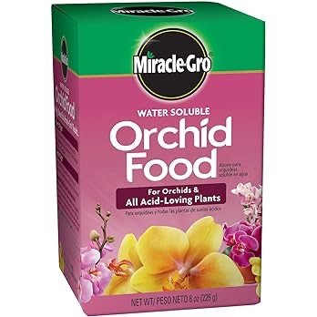 Water Soluble Orchid Food, Plant Fertilizer, 8 oz.