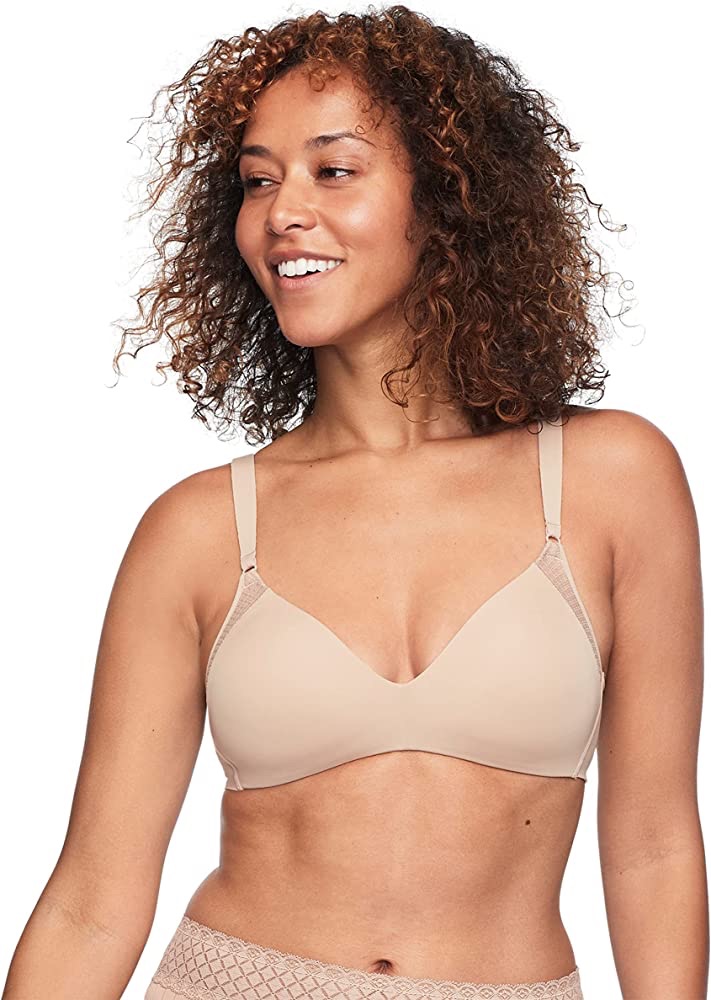 Warner's Women's Cloud 9 Super Soft Wireless Lift Comfort Bra RN2771A, Toasted Almond, 34A at Amazon Women’s Clothing store