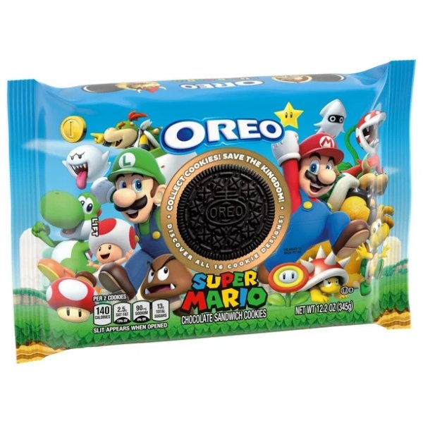 Super Mario™ OREO Chocolate Sandwich Cookies, Limited Edition, 12.2 oz