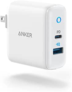 安克Anker 32W 2 Port Charger with 20W USB C Power Adapter