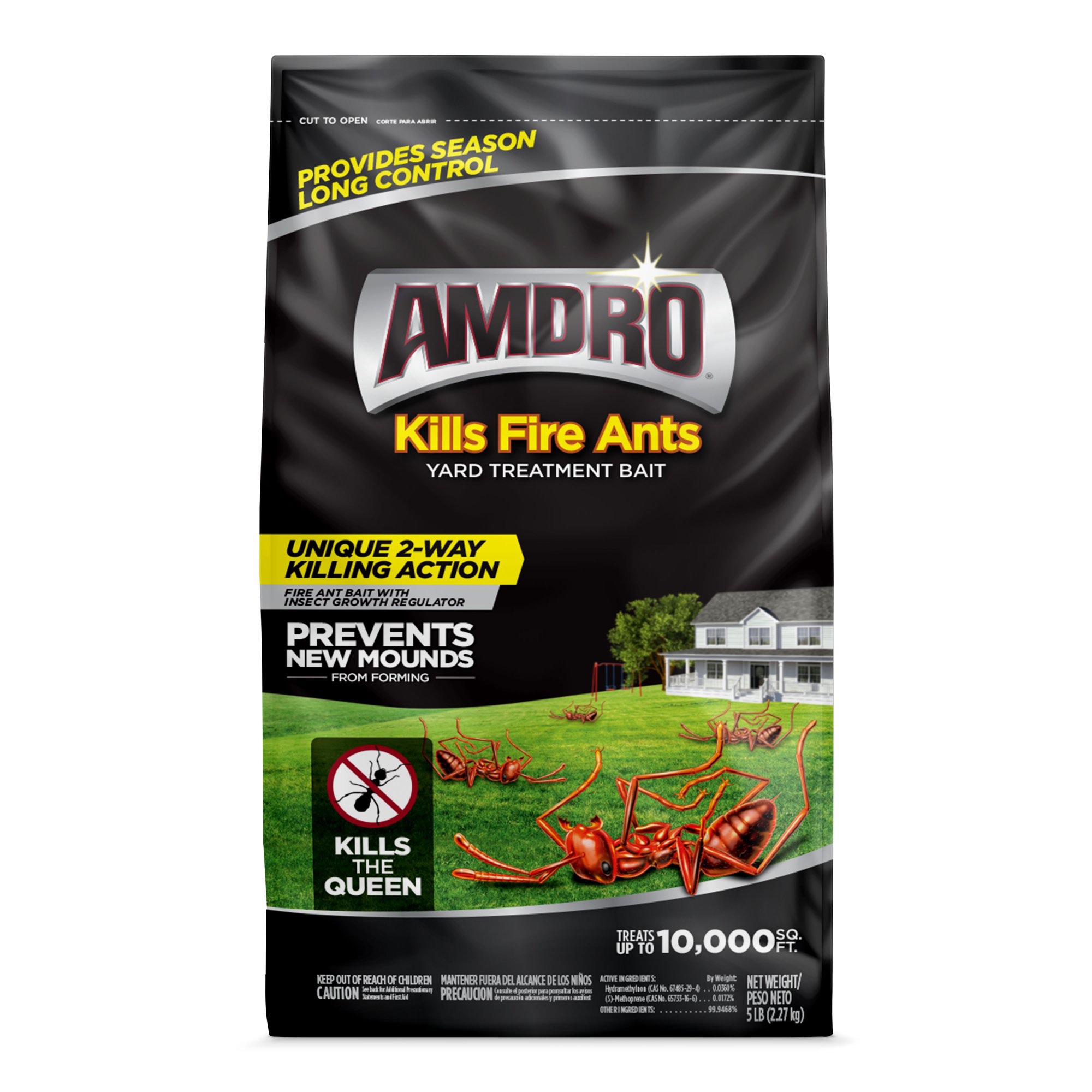 火蚁诱饵 Amdro Fire Ant Killer Yard Treatment Bait, 5 Pounds - Walmart.com - Walmart.com