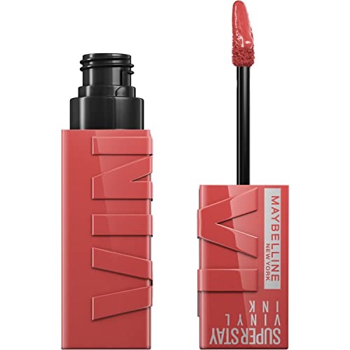 Amazon.com : MAYBELLINE New York Super Stay Vinyl Ink Longwear No-Budge Liquid Lipcolor Makeup, Highly Pigmented Color and Instant Shine, Peachy, Peachy Nude Lipstick, 0.14 fl oz, 1 Count : Beauty & P