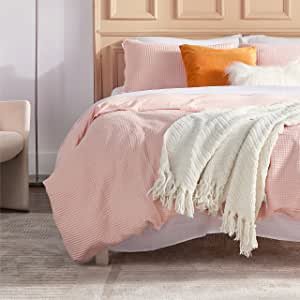 Bedsure Cotton Duvet Cover Set - 100% Cotton