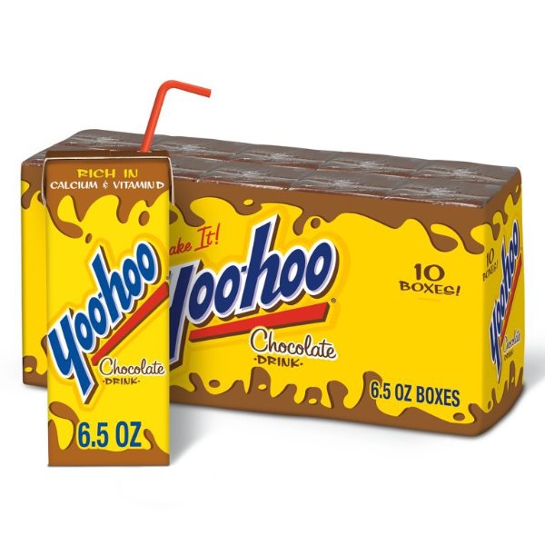 Yoo-hoo Chocolate Drink, 6.5 Fl. Oz., 10 Count