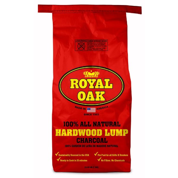 Royal Oak 15.44 lb. 100% All Natural Hardwood Lump Charcoal-198228021 - The Home Depot