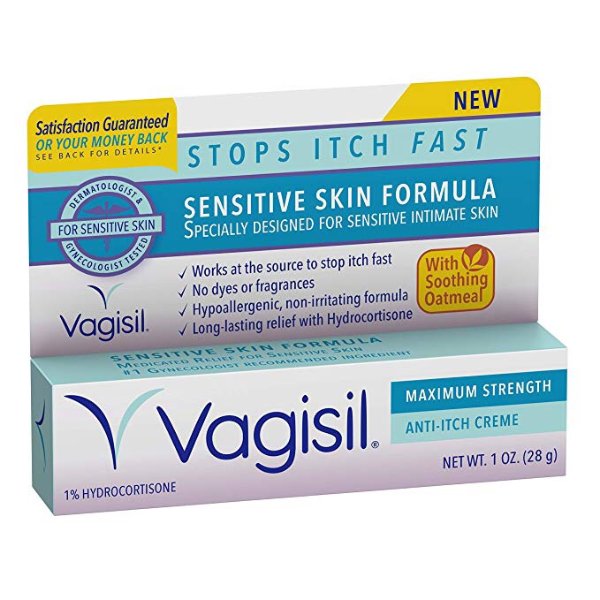 Vagisil Maximum Strength Anti-Itch Creme, Sensitive Skin Formula 1 oz