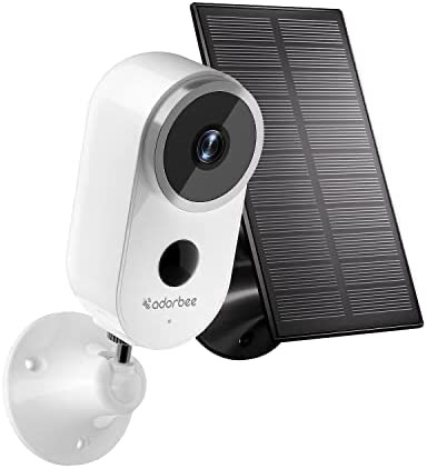 Amazon.com : Wireless Security Outdoor Camera with Solar Panel: Battery Powered 1080p WiFi Night Vision Cameras for Home Outside Surveillance Works with Adorcam App : 太阳能充电监控摄像头