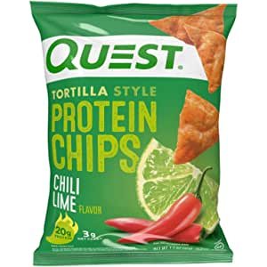 Quest 玉米蛋白质薯片 酸辣口味 1.1oz 12包装