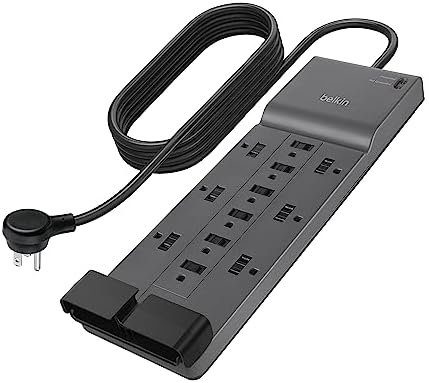 12-Outlet Surge Protector w/ 12 AC Outlets