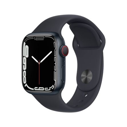 Apple Watch Series 7 Gps + Cellular, 45mm Midnight Aluminum Case With Midnight Sport Band : Target