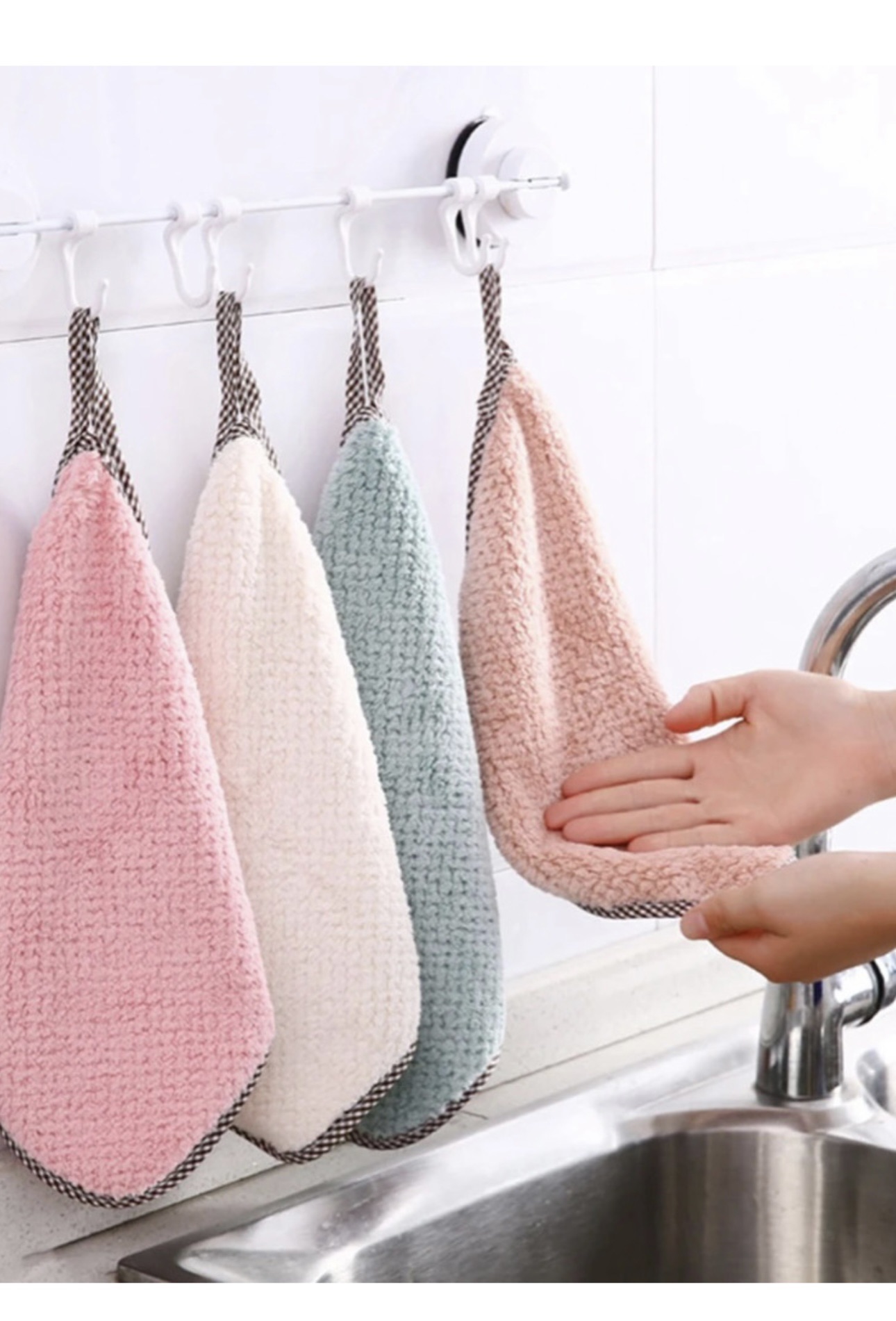 Search 5pcs Random Color Absorbent Non-Stick Oil Dishwashing Cloth, Kitchen-Specific Thickened Lint-Free Table Wipes, Hand Wipes, | SHEIN USA