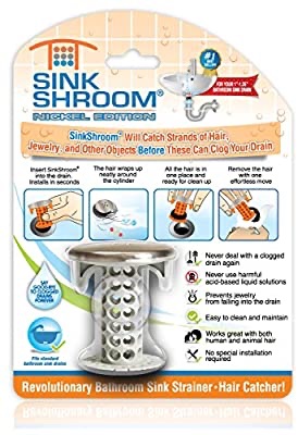 浴室水槽保护器过滤器
Amazon.com: SinkShroom Revolutionary Bathroom Sink Drain Protector Hair Catcher, Strainer, Snare, Nickel Edition: Home & Kitchen