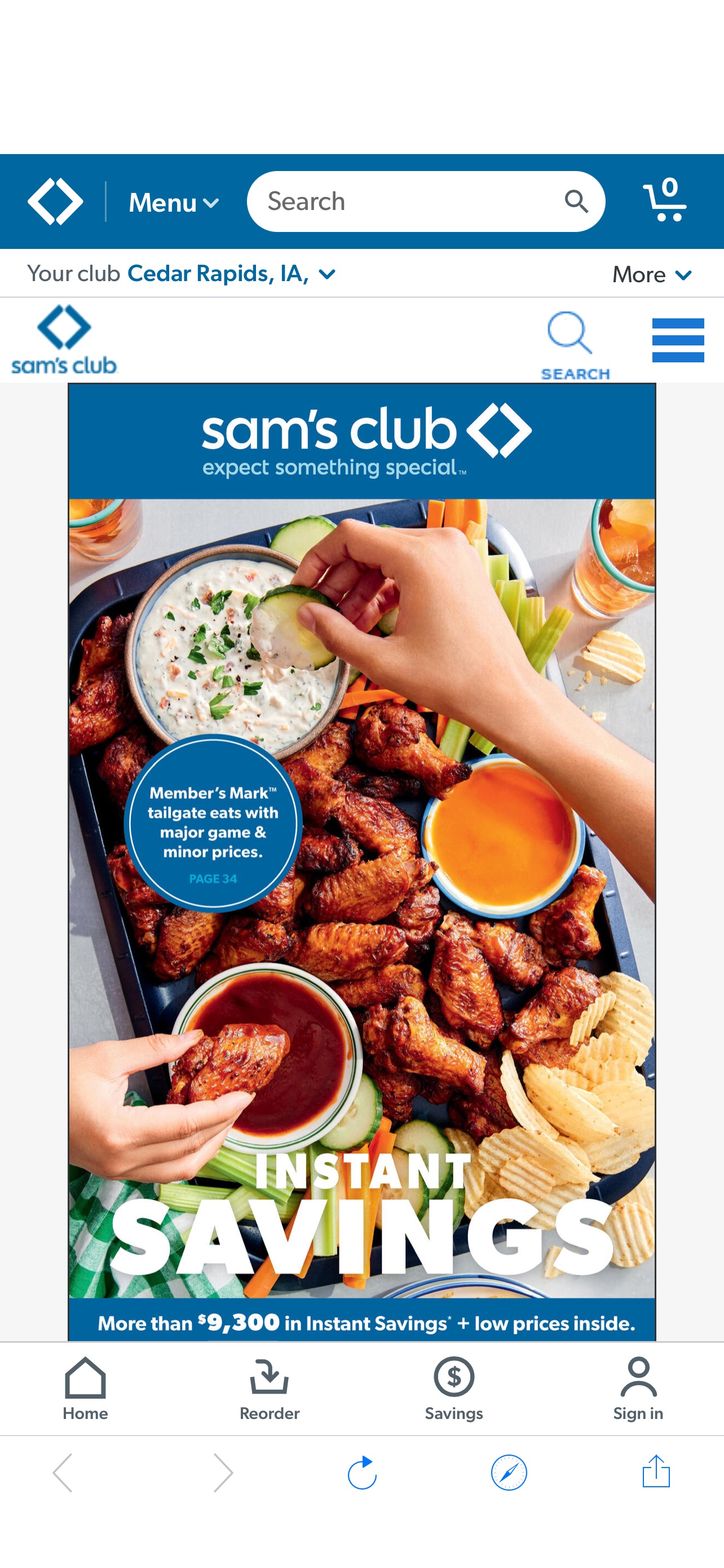 Instant Savings Book - Starts 8/31- Sam's Club