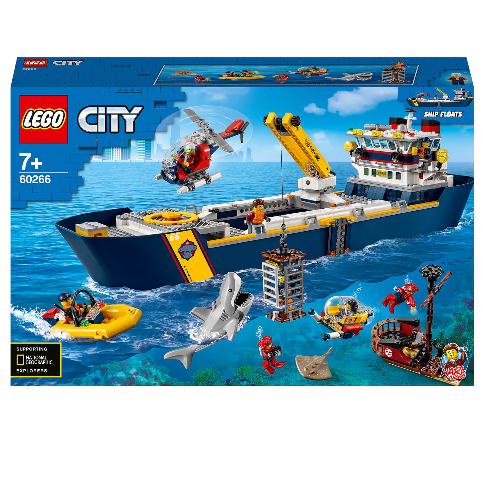 LEGO City 城市组Oceans: Ocean Exploration Ship (60266) - IWOOT US