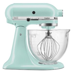 $249.99 KitchenAid 5qt Glass Bowl Tilt-Head Stand Mixer With Flex Edge Beater - KSM154GBQ3 :
KitchenAid 厨师机