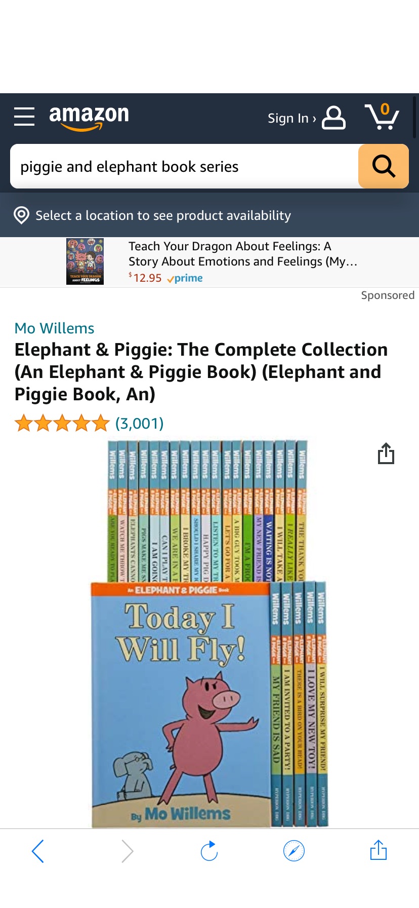 大象和小猪25本套书！还送两个周边书挡！Elephant & Piggie