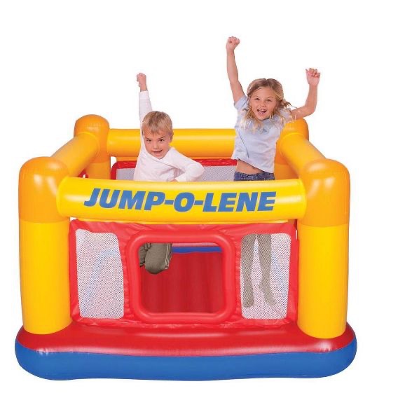 Intex Inflatable Jump-O-Lene Playhouse Trampoline Bounce House For Kids Ages 3-6 : Target跳跳床