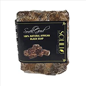 Raw African Black Soap From Ghana 10lb Brick