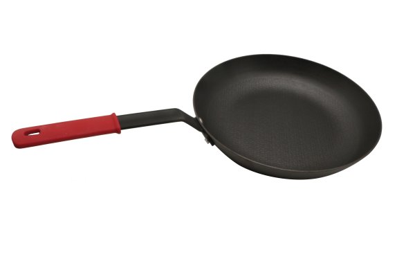12” Lightweight Cast Iron Skillet with Collapsible Silicone Handle