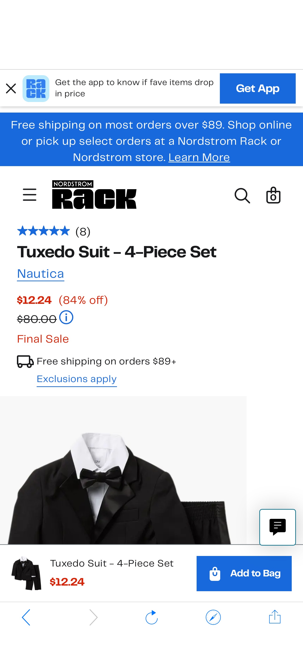 Nautica Tuxedo Suit - 4-Piece Set | Nordstromrack