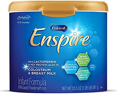 Amazon.com: Enfamil Enspire Baby Formula Milk Powder, 20.5 Ounce, Omega 3 DHA, Probiotics, Immune & Brain Support (Packaging may vary): Health & Personal Care奶粉