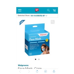 $10.49 Walgreens 外科口罩