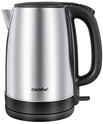 COMFEE' 1.7L Stainless Steel Electric Tea Kettle热水壶