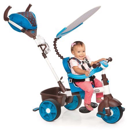 4-in-1 Sports Edition Trike, Blue/White