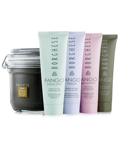 贝佳斯绿泥面膜套装Borghese 5-Pc. Fango Introductory Set & Reviews - Beauty Gift Sets - Beauty - Macy's