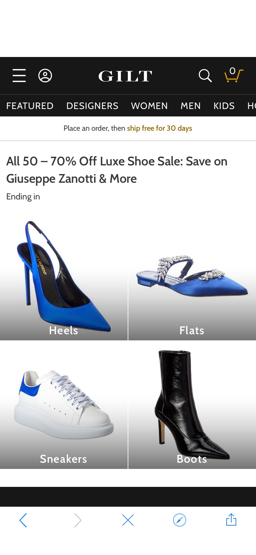 All 50 – 70% Off Luxe Shoe Sale: Save on Giuseppe Zanotti & More / Gilt