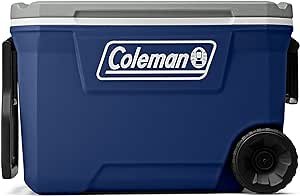 Coleman 316 Series Insulated Portable Cooler with Heavy Duty Wheels