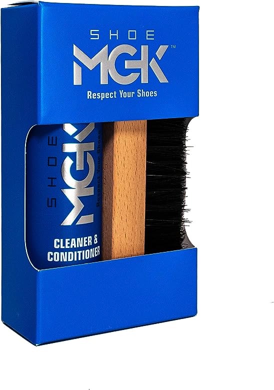 Amazon.com: SHOE MGK Starter Shoe Cleaner Kit for White Shoes, Sneakers, Leather Shoes, Suede Shoes, and more - Shoe Cleaner & Conditioner with Brush : Clothing, Shoes & Jewelry