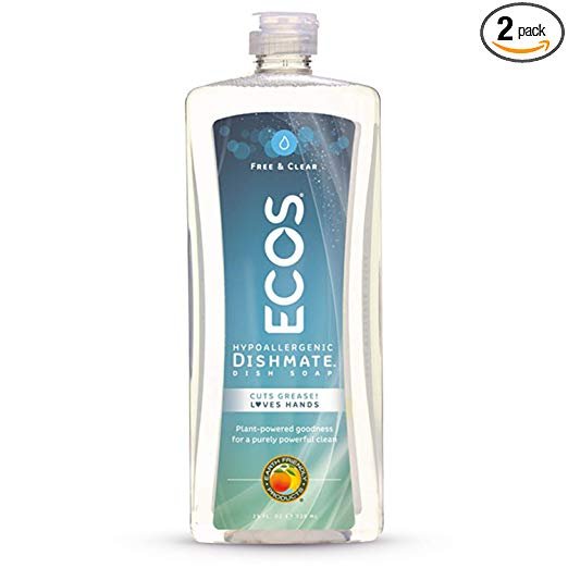 Earth Friendly Products ECOS Dishmate Hypoallergenic Dish Soap