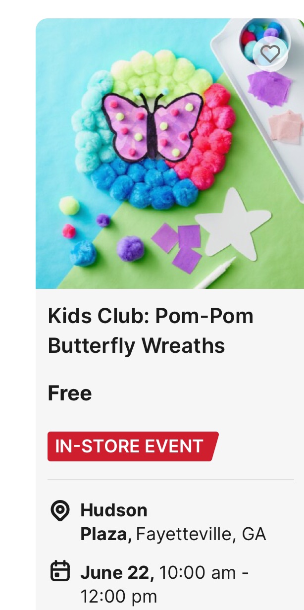 预告 Michaels 6月22手工 Pom-Pom Butterfly Wreaths