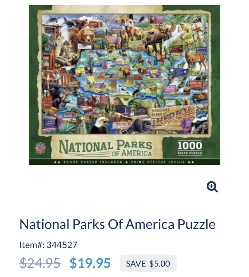 National Parks of America Puzzle - Shop Americas National Parks 美國國家公園拼圖