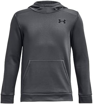 Amazon.com: Under Armour boys Armour Fleece Graphic Hoodie, (012) Pitch Gray / / Black, Small: Clothing, Shoes &amp; Jewelry
